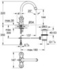 Смеситель для раковины Grohe  21375001