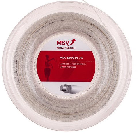 Теннисные струны MSV Spin Plus (200 m) - pearl