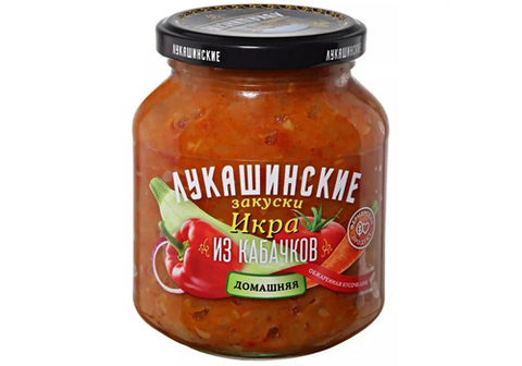 Икра из баклажанов домашняя "Лукашинские", 340г