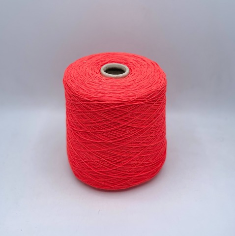 Zegna Baruffa (пр.Италия), art.2424, 3/15 500м/100гр, 70% меринос, 20%Ангора, 10% Полиамид, цвет-Неоново-коралловый арт.31187