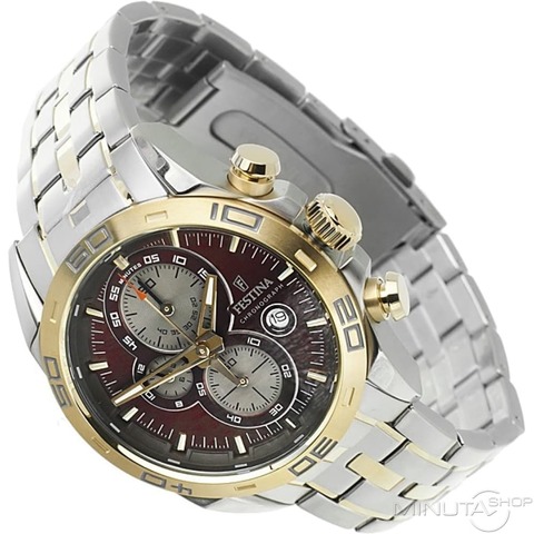 Festina F16655 4 Festina Crono Acero Sin Alarma F16655 4