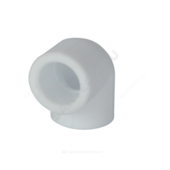 Угольник PP-R белый Дн 63х90гр внутренняя пайка VALFEX 10108063