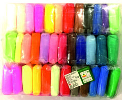 Супер Легкий Пластилин (воздушный пластилин) - 36 шт в упаковке (ВСЕ ЦВЕТА РАЗНЫЕ) - цена за упаковку