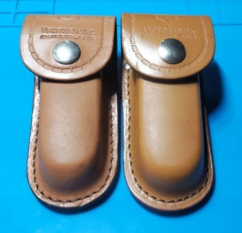 Чехол кожаный Victorinox, для офицерских ножей,  91 mm, 5 - 7 уровней, Light Brown, на ремень (4.0525)