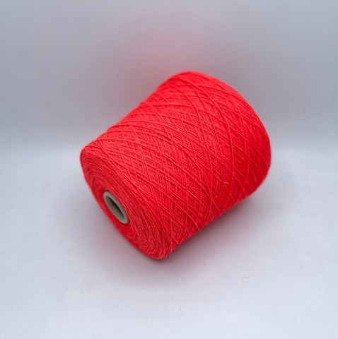 Zegna Baruffa (пр.Италия), art.2424, 3/15 500м/100гр, 70% меринос, 20%Ангора, 10% Полиамид, цвет-Неоново-коралловый арт.31187