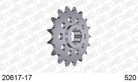 20617-17 звезда передняя (ведущая) стальная , 520, AFAM (JTF1373.17)