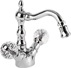 Cezares ATLANTIS-BS2-01-055 ATLANTIS-BS2-01-055 Смеситель на биде с донным клапаном, ручки мрамор 055 фото