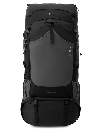 Картинка рюкзак туристический Kanrock Charger 110+15 Charcoal Black - 4