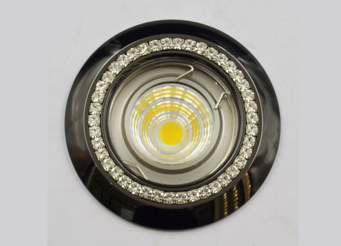 Встраиваемый светильник LDY-LD1802-BCH GU5.3 Черный хром