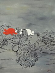 «Философ» 2014 г. Игорь Новиков 90х50 см (холст, масло)