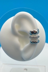 72133 - Кафф зажим для уха три полоски