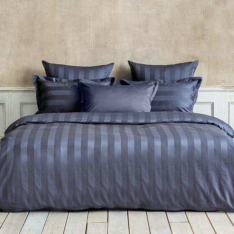 Постельное бельё LaPrima «Urban Classic» (полоса 5х5) мако-сатин (2 сп) - Сапфировый - купить