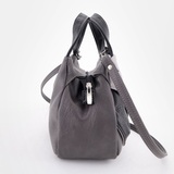 Сумка Саломея 656 мульти итальянский серо-черный