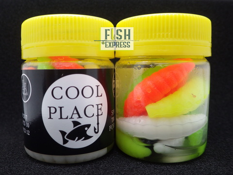 COOL PLACE MAGGOT FLOATING STRETCH цвет MIX 4 (одноцветный) 40 мм/ 10 шт в банке.