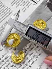 Пуговицы Скиап. золотистые 