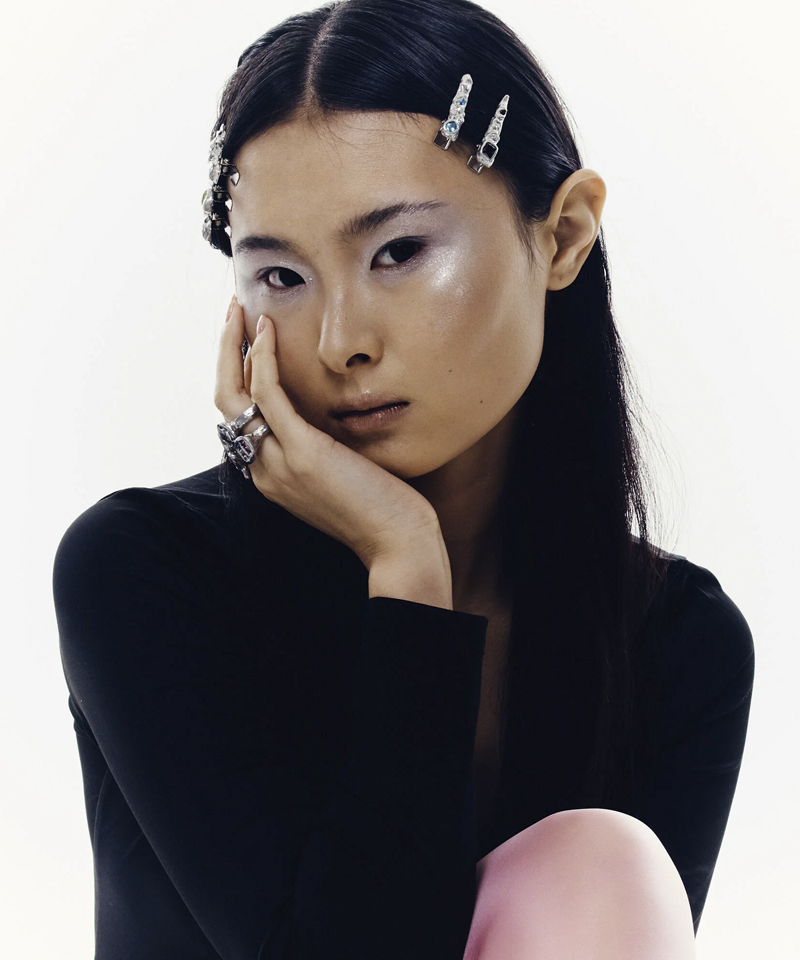 Заколка Custom Blue