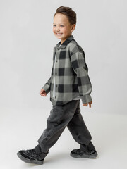 рубашка  для мальчика  КР 302538/хаки 6206 Н015.1 к592