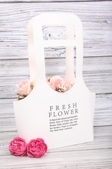 Сумка для цветов, Белая, 20*40*10 см, 1 шт.