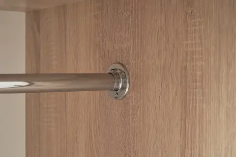 Шкаф двухстворчатый без зеркала Сакура дуб сонома / белый