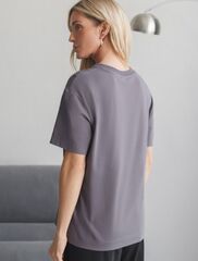 Футболка с принтом свободная эластичная из премиального хлопка  D49.136 (130860)