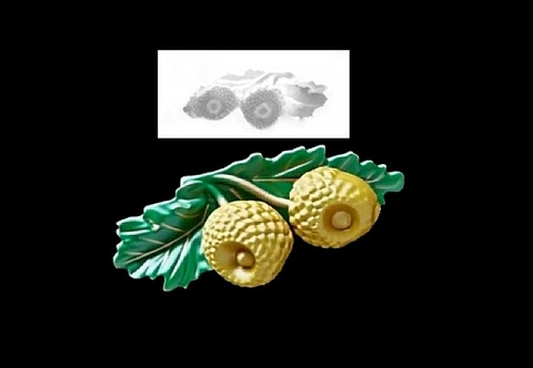 Силиконовый молд Желуди мини