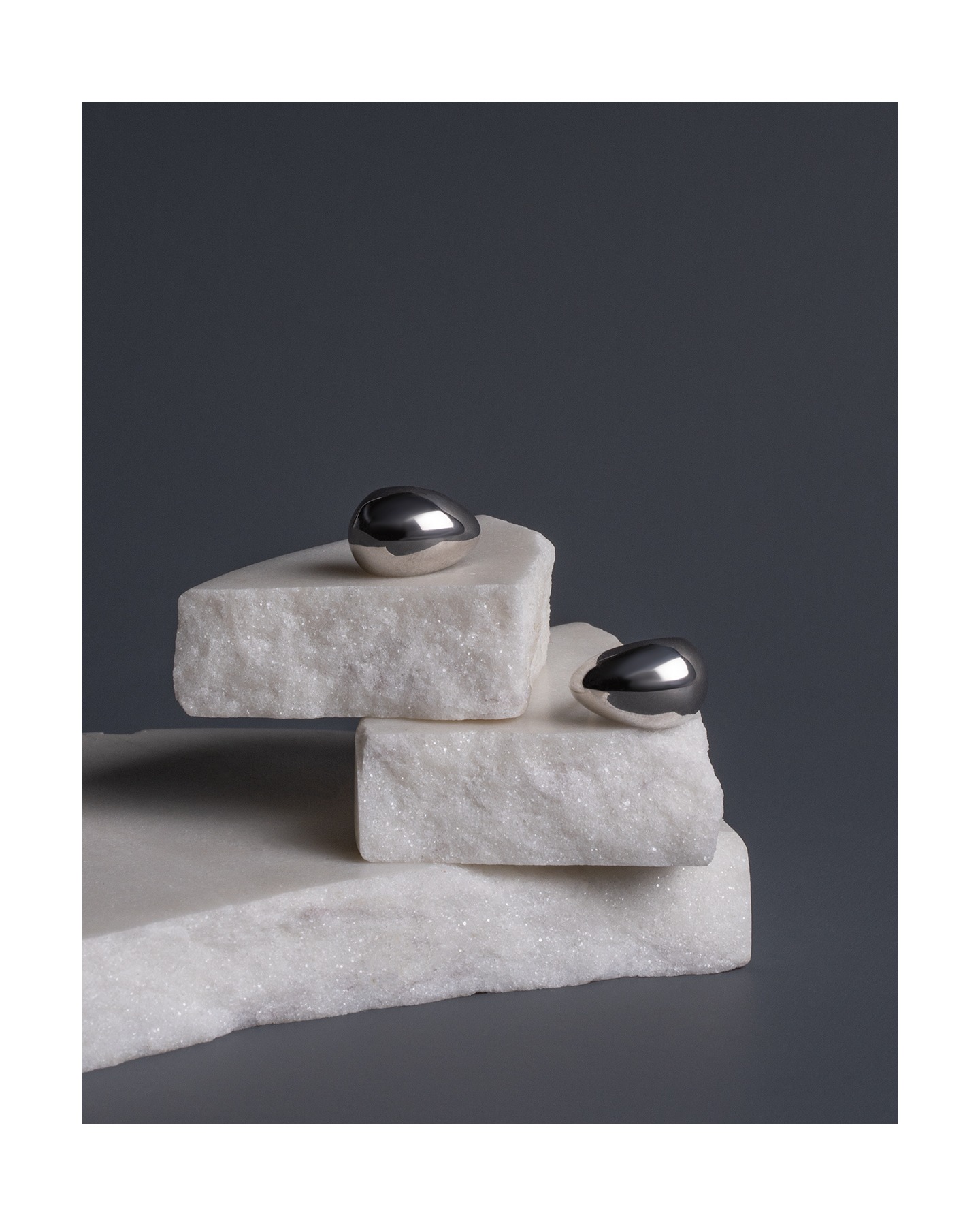 Серьги-гвоздики Парус