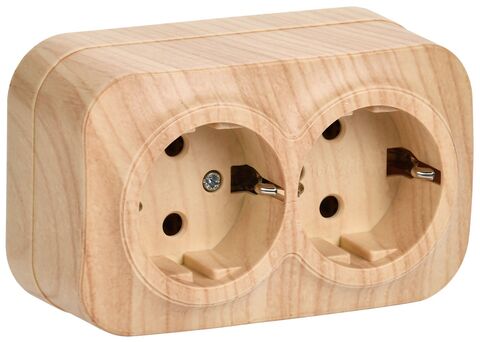 GLORY Роз. 2-я с з/к без з/ш о/у 16А РС22-3-ХС сосна IEK