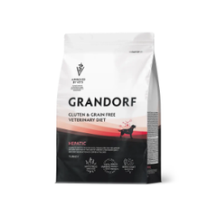 Сухой корм GRANDORF VETERINARY DIET Dog HEPATIC Полнорационный диетический корм для собак, для поддержания функций печени при ХПН 1кг