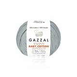 Пряжа Gazzal Baby Cotton XL 3430 серый