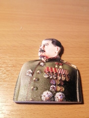 Магнит рельефный Сталин. Полистоун