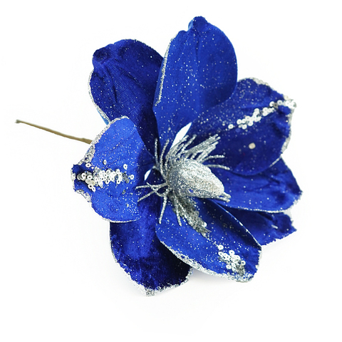 Искусственное растение, Цветок Синий, 18*15 см, 1 шт.