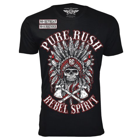 Футболка REBEL SPIRIT CLASSIC Rush Couture. Made in USA