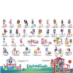 Набор с мишками и кроватью. Энчантималс