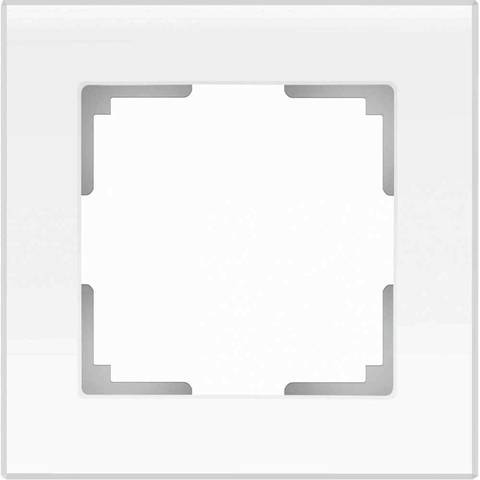 Werkel Рамка W0011105 (WL01-Frame-01) белое матовое стекло