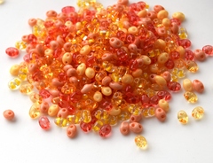 Бисер Twin Микс №36 желто-оранжевый