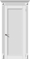 Межкомнатная дверь Гармония-Н / Цвет Белый / Стекло "Сатинато" / Двери Верда