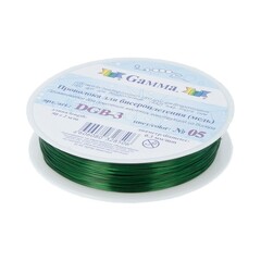"Gamma" Проволока для бисера DG-3 d 0.3 мм 10 м №05 зеленый