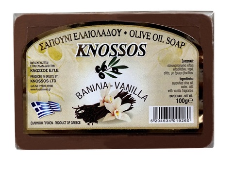 Оливковое мыло с ванилью Knossos 100 гр