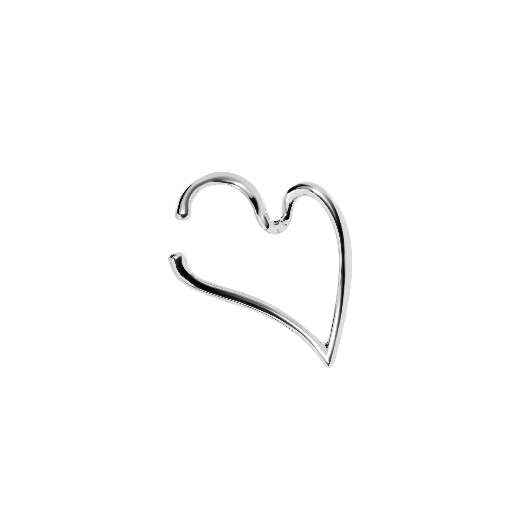 

Кафф Silver Cuff In The Shape Of A Heart