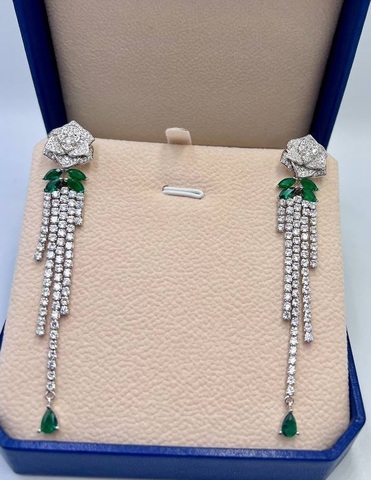 Серьги Rose Piaget VGOLD