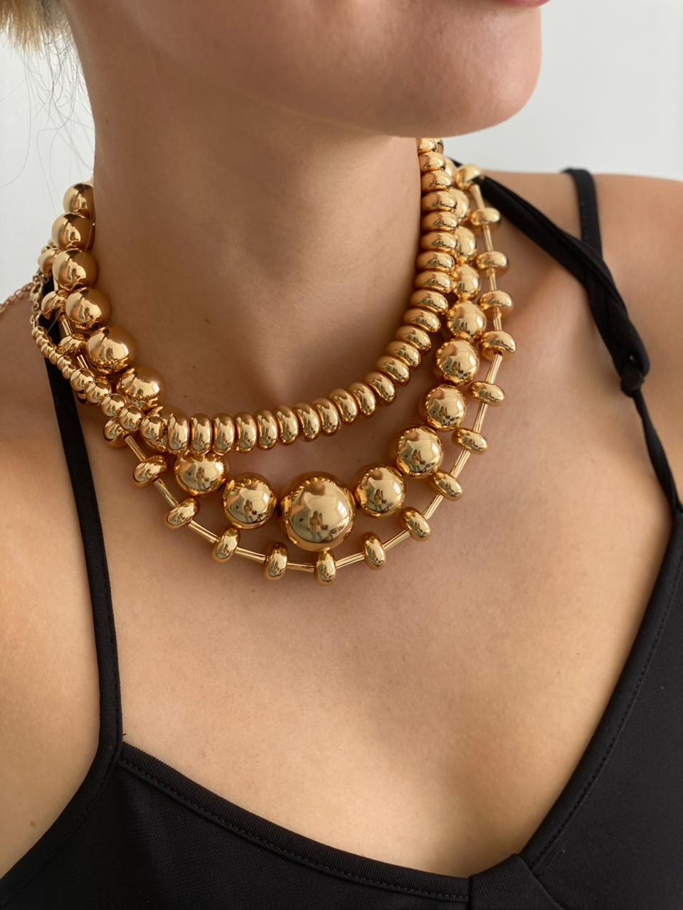 Колье Golden Balls
