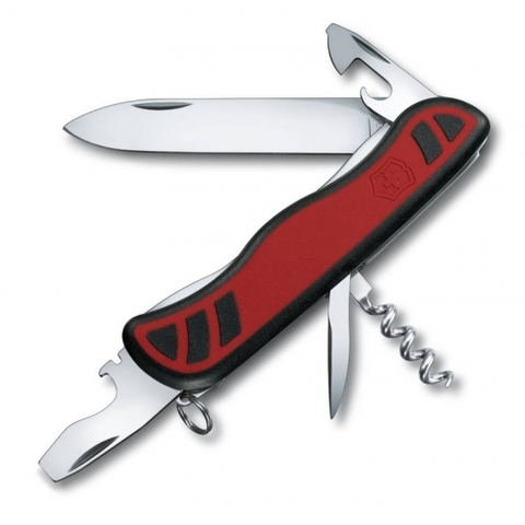 Нож перочинный Victorinox Nomad 111мм 11 функций с фикс красно-черный блистер (0.8351.CB1)