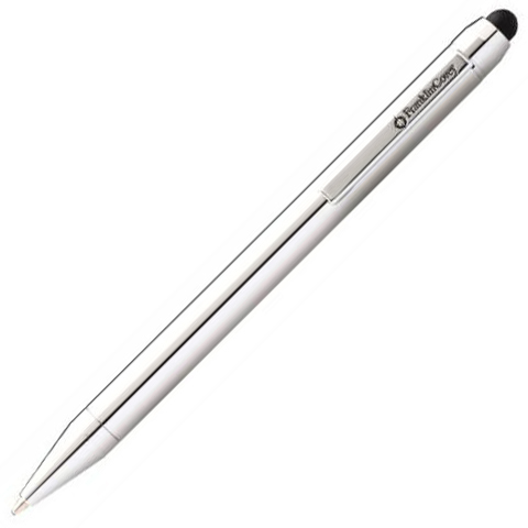 Ручка шариковая Franklin Covey Newbury, Pure Chrome, со стилусом (FC0112-2)