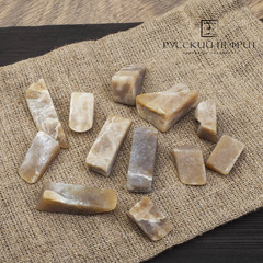 Галтованый нефрит. Медовый. Лот №1