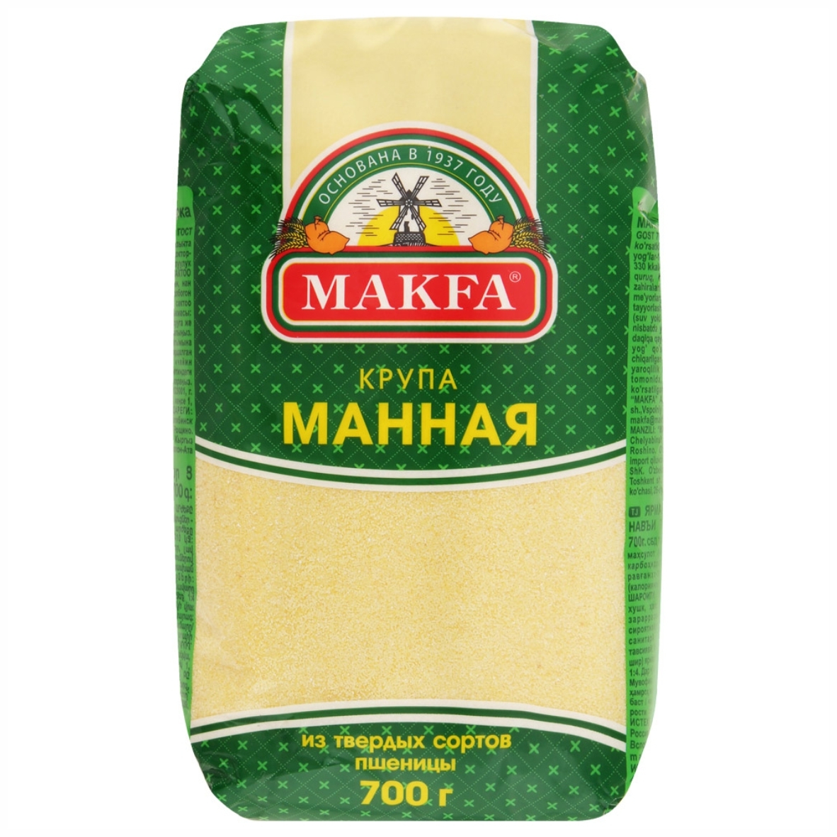 Твердая манка