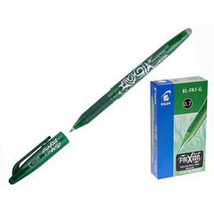 Ручка гелевая со стираемыми чернилами Pilot BL-FR7-G Frixion зеленая (толщина линии 0.35 мм)