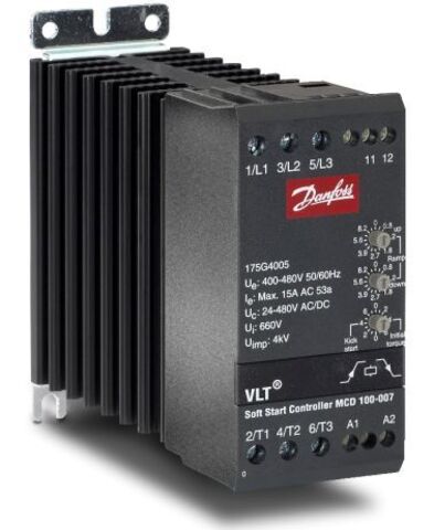 175G4005 Устройство плавного пуска Danfoss MCD100-007 7,5кВт