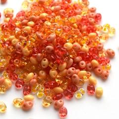 Бисер Twin Микс №36 желто-оранжевый