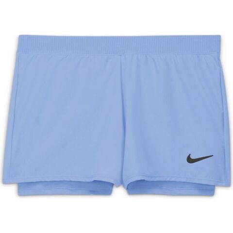 Шорты для девочек Nike Court Dri-Fit Victory Short G - aluminum/aluminum/black