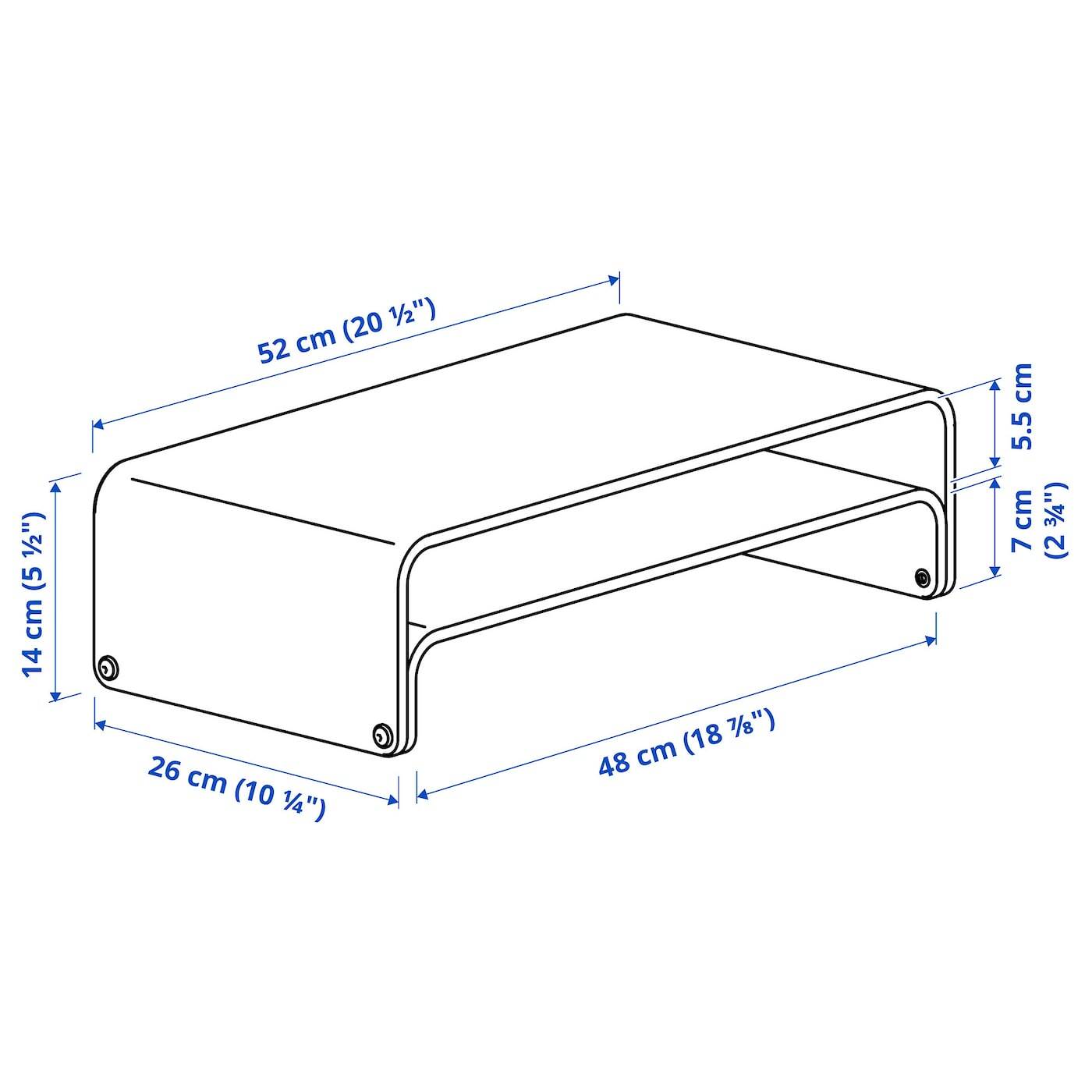 IKEA Подставка для ноутбука / монитора, Береза VATTENKAR купить в Москве |  Доставка по России.